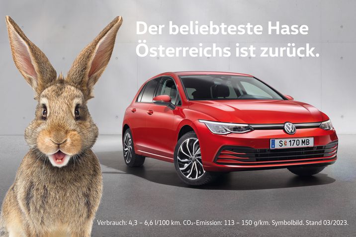 STERN STEHT VOR DER TÜR UND PASSEND DAZU IST DER NEUE GOLF RABBIT 45 WIEDER BESTELLBAR!